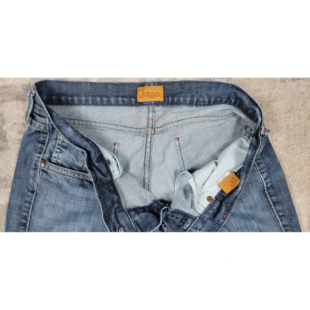James Persevered Hitch Women's Bootcut Low Rise Blue Denim Jeans Sz‎ 29 32x34